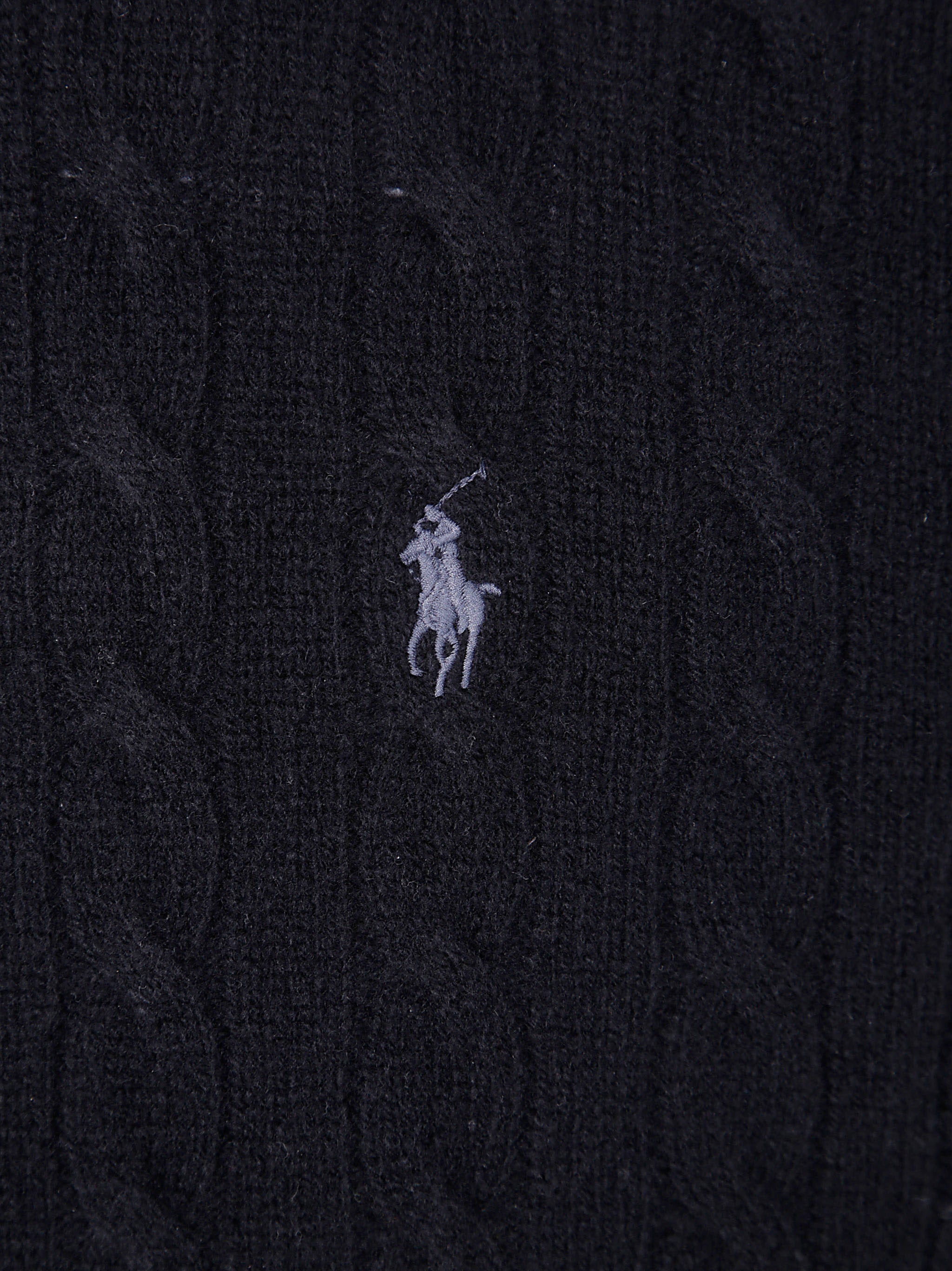 POLO  Men's Long Sleeve Wool-Cashmere Pullover-OSI