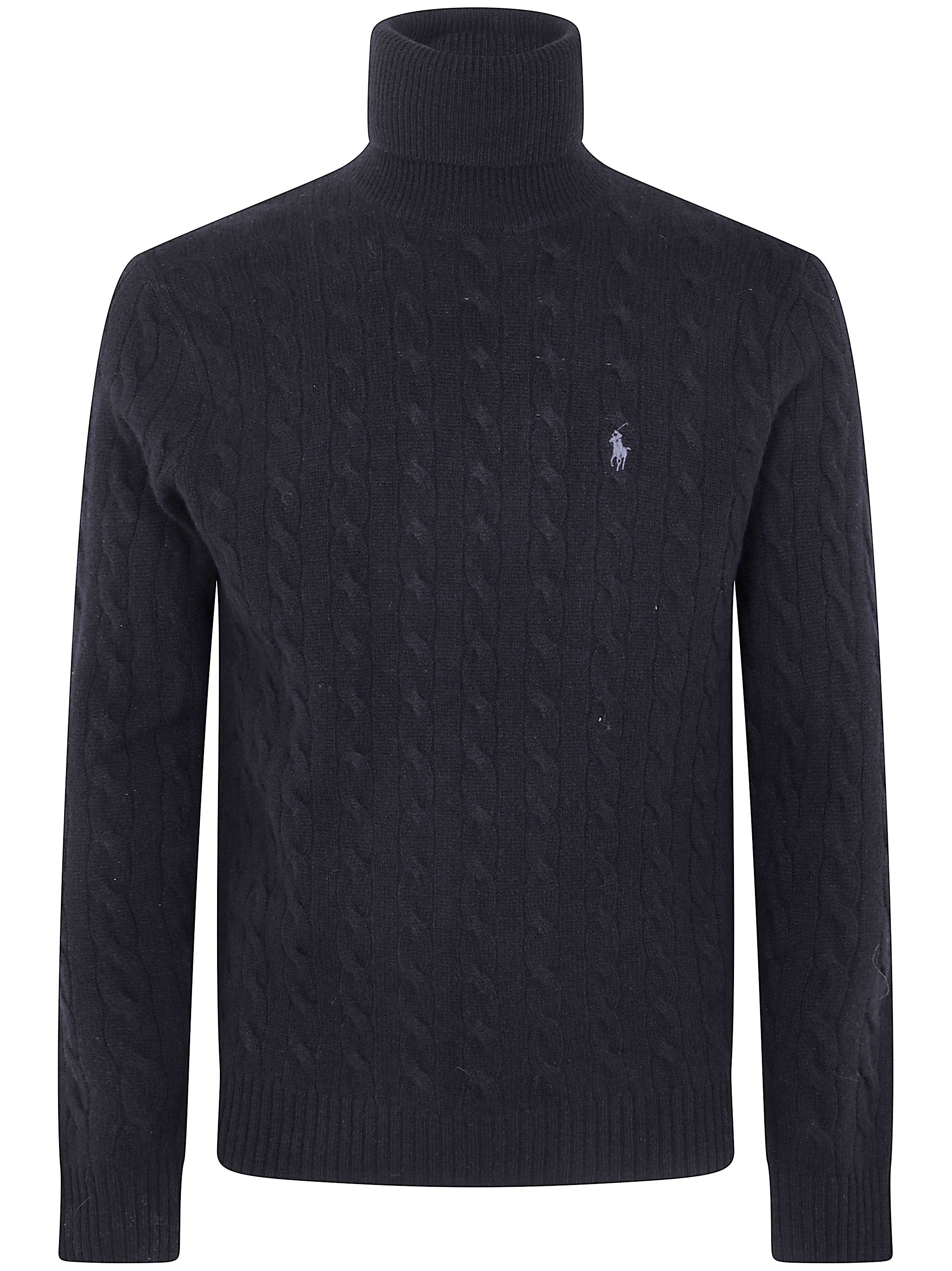 POLO  Men's Long Sleeve Wool-Cashmere Pullover-OSI
