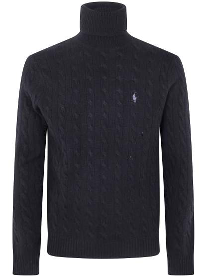 POLO  Men's Long Sleeve Wool-Cashmere Pullover-OSI