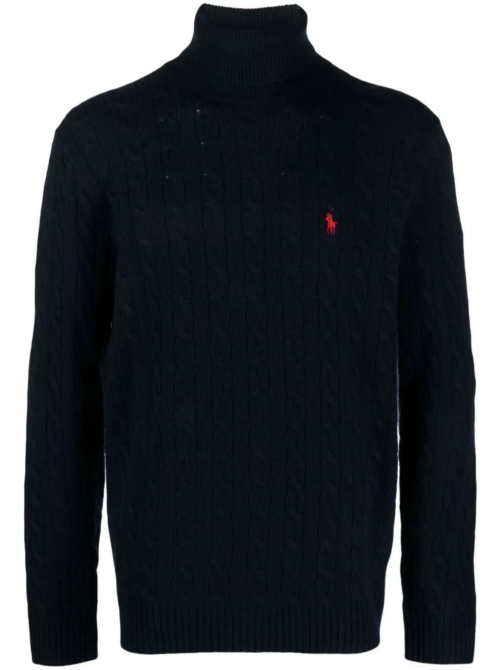 POLO  Men's Long Sleeve Wool & Cashmere Pullover-OSI