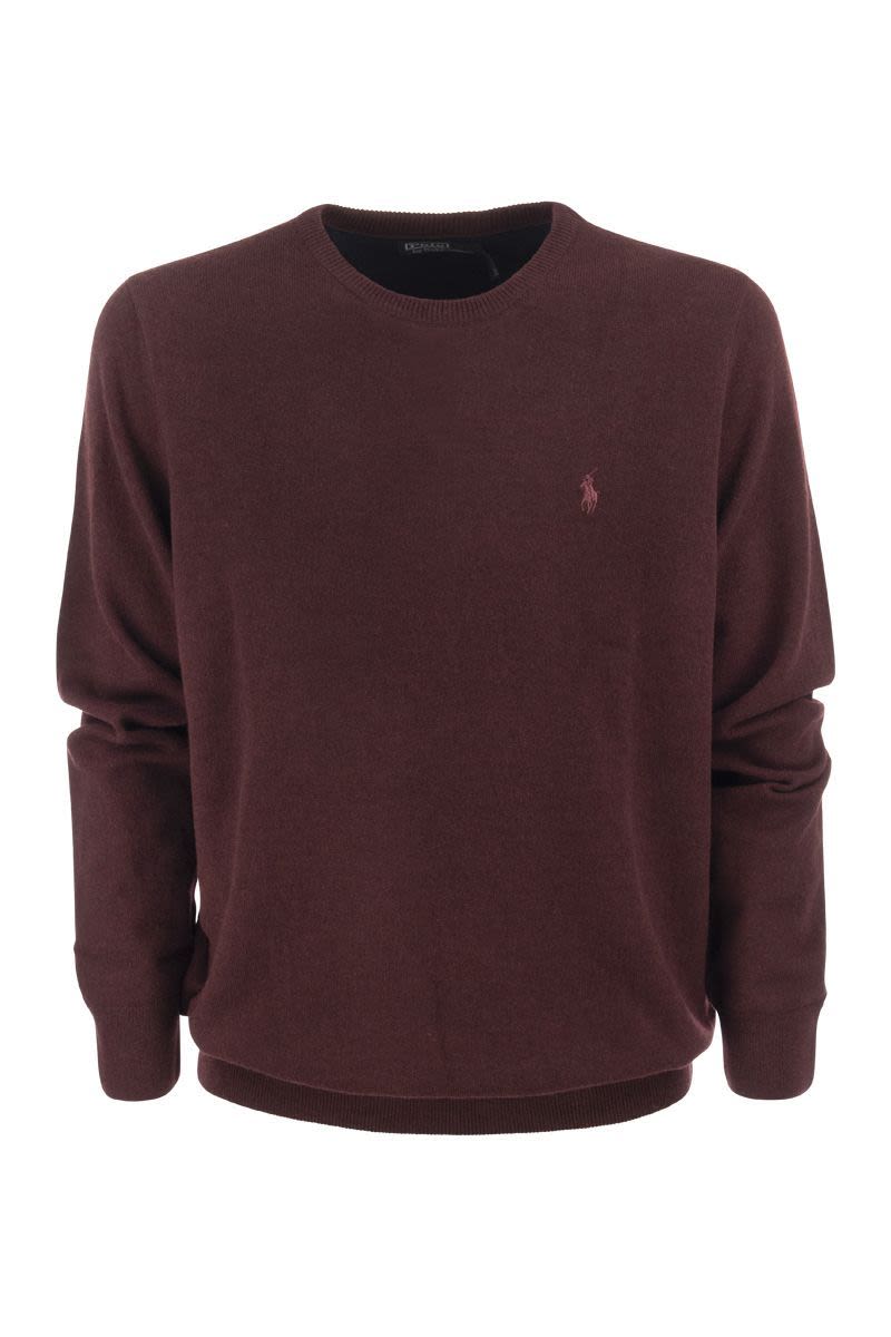 POLO  Men's Classic Crew-Neck Wool Sweater-OSI