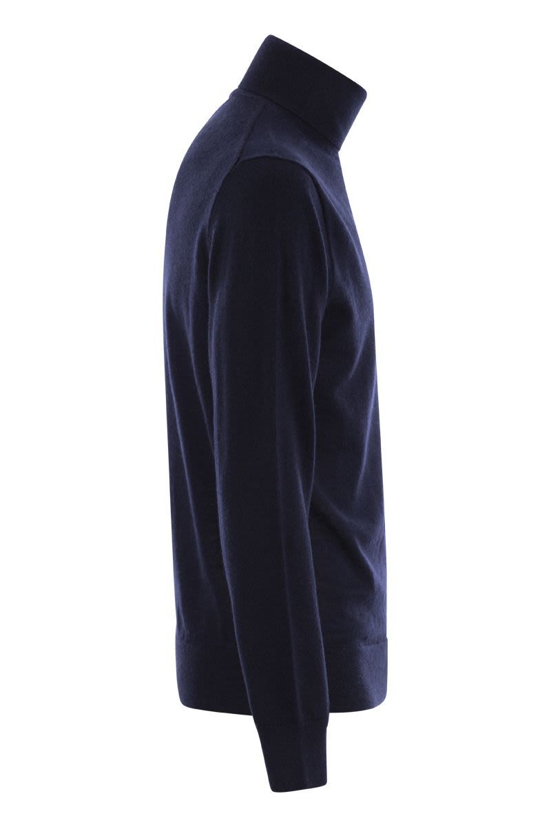 POLO  Long Sleeve Turtle Neck Pullover for Men-OSI