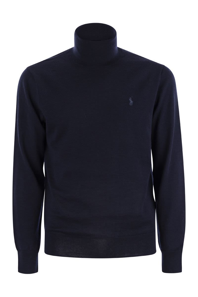POLO  Long Sleeve Turtle Neck Pullover for Men-OSI