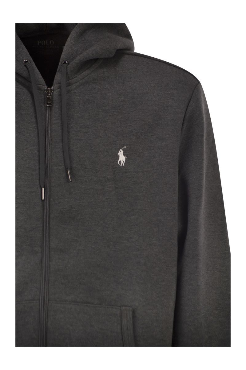 POLO  Men's Zip-Up Hoodie-OSI