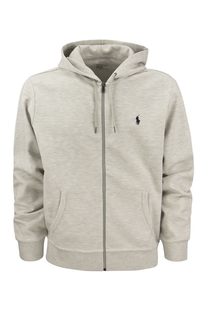 POLO  Double Knit Hoodie Sweatshirt-OSI