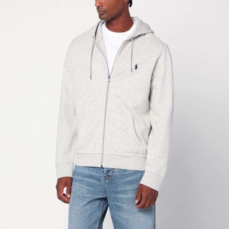 POLO  Men's Zip Hoodie in Cotton Blend-OSI
