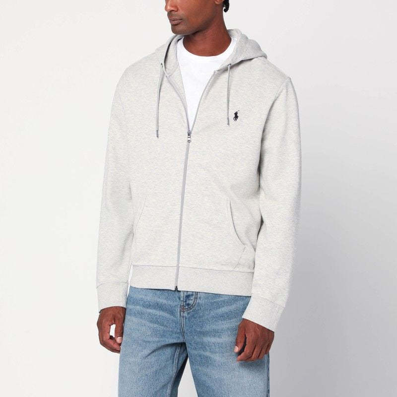 POLO  Men's Zip Hoodie in Cotton Blend-OSI