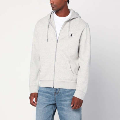 POLO  Men's Zip Hoodie in Cotton Blend-OSI