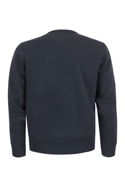 POLO  Double Knit Crew Neck Sweatshirt - Men's-OSI