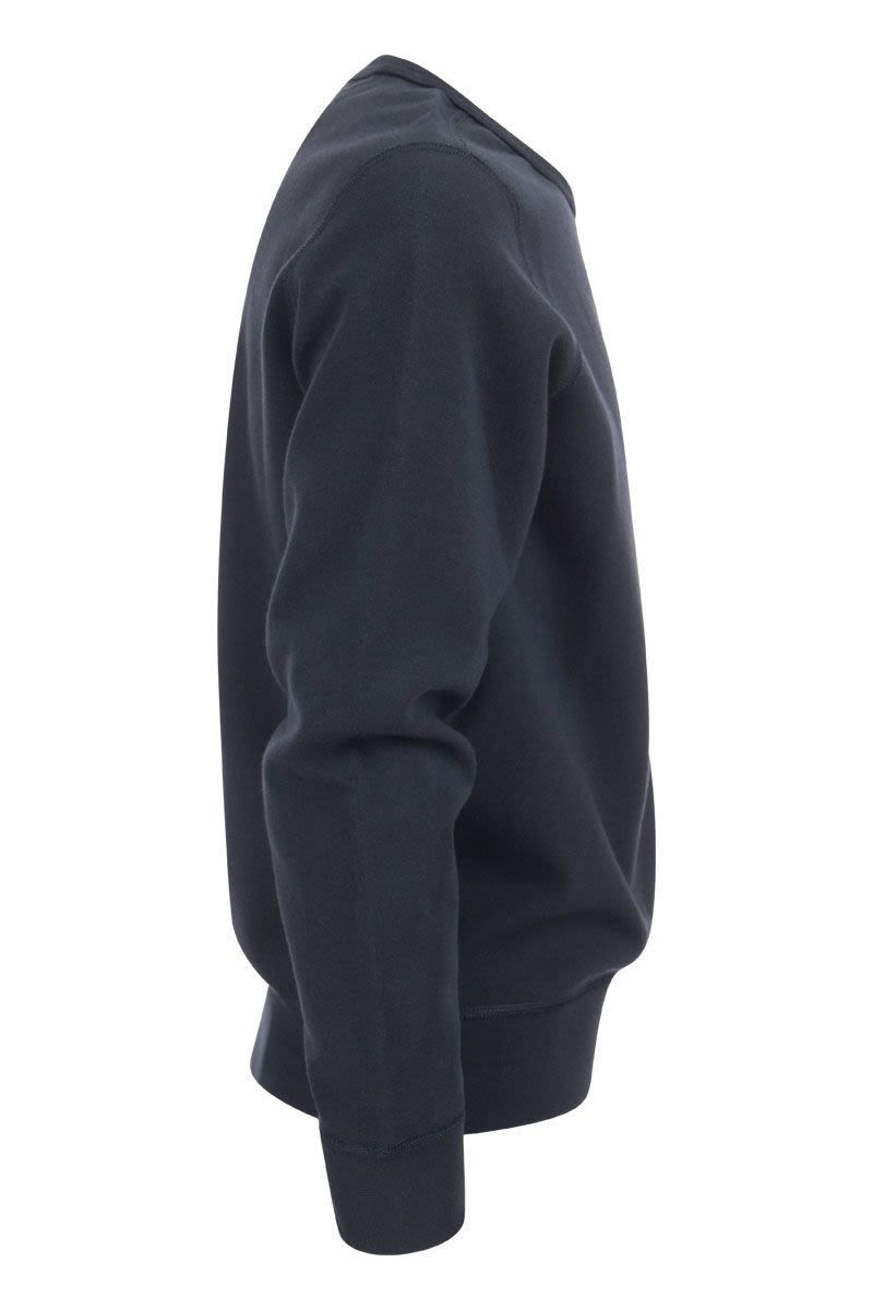 POLO  Double Knit Crew Neck Sweatshirt - Men's-OSI