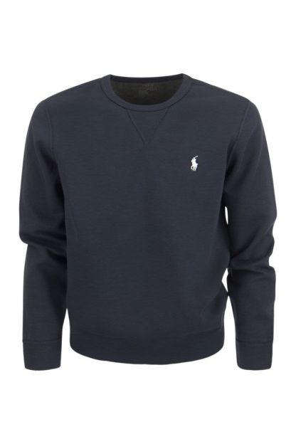 POLO  Double Knit Crew Neck Sweatshirt - Men's-OSI