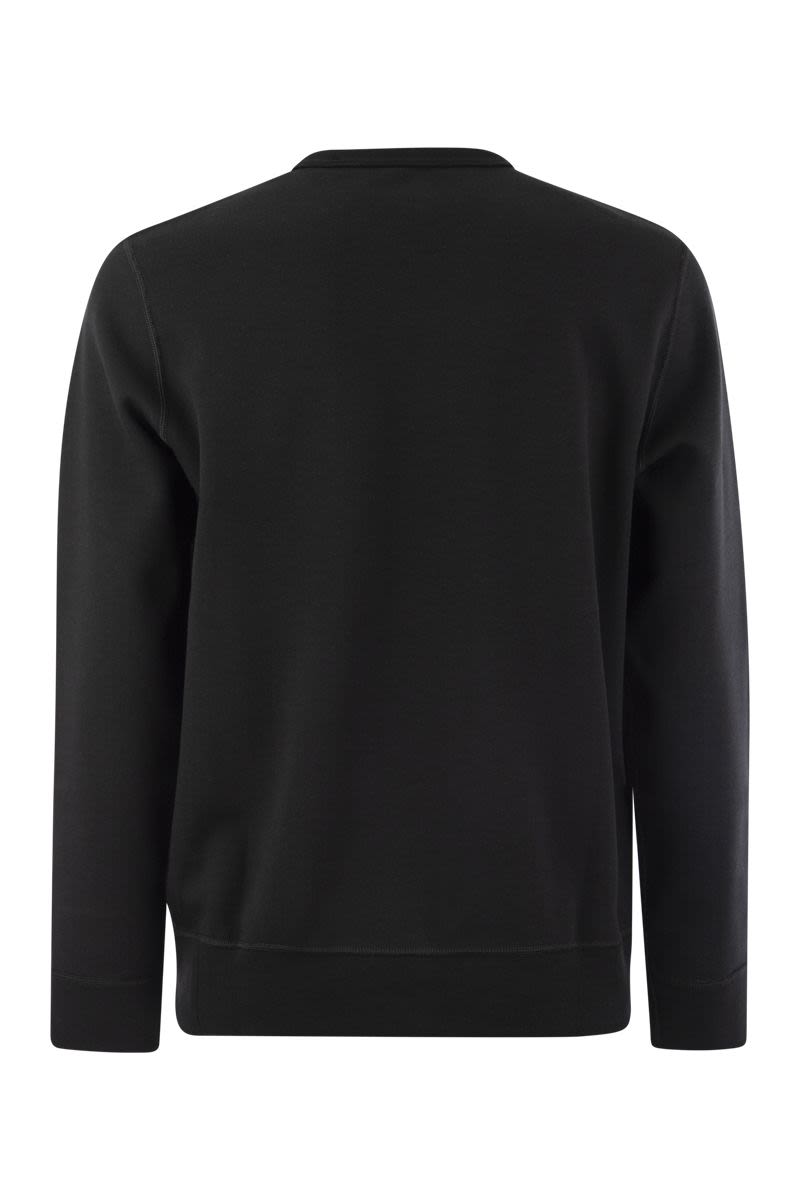 POLO  Double Knit Crew Neck Sweatshirt for Men-OSI