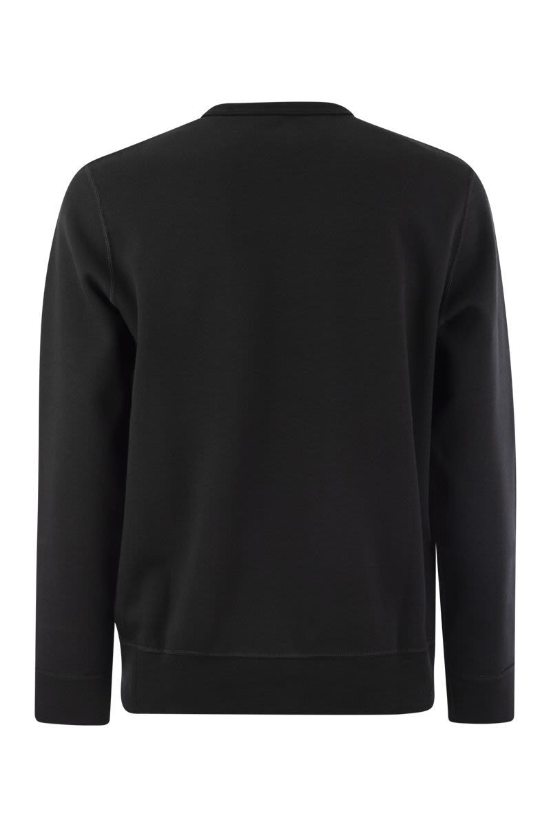 POLO  Double Knit Crew Neck Sweatshirt for Men-OSI