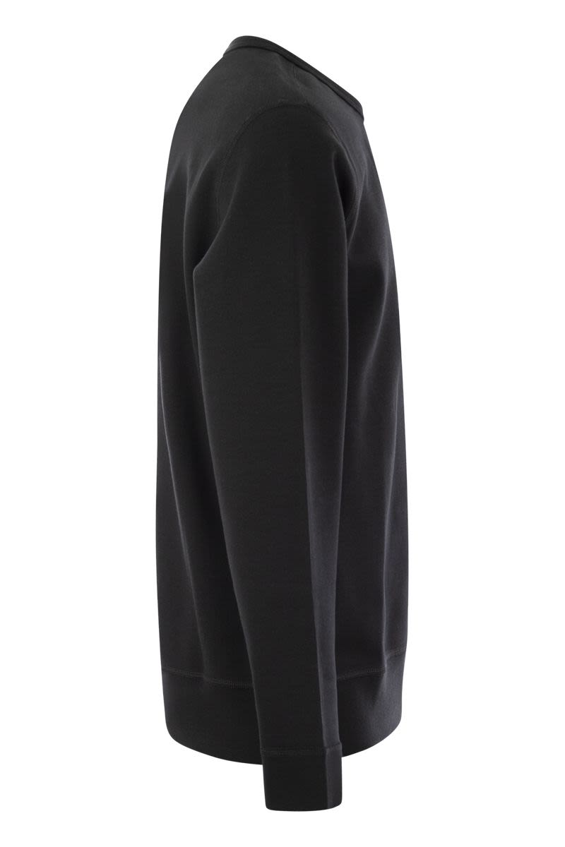 POLO  Double Knit Crew Neck Sweatshirt for Men-OSI
