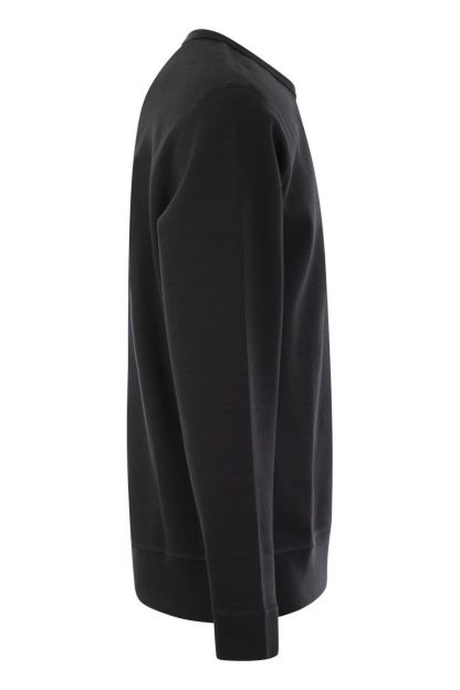 POLO  Double Knit Crew Neck Sweatshirt for Men-OSI