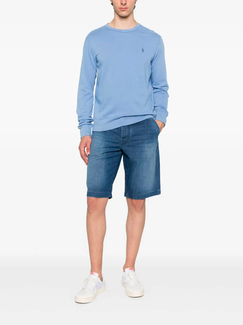 POLO  Men's Classic Crewneck Sweatshirt-OSI