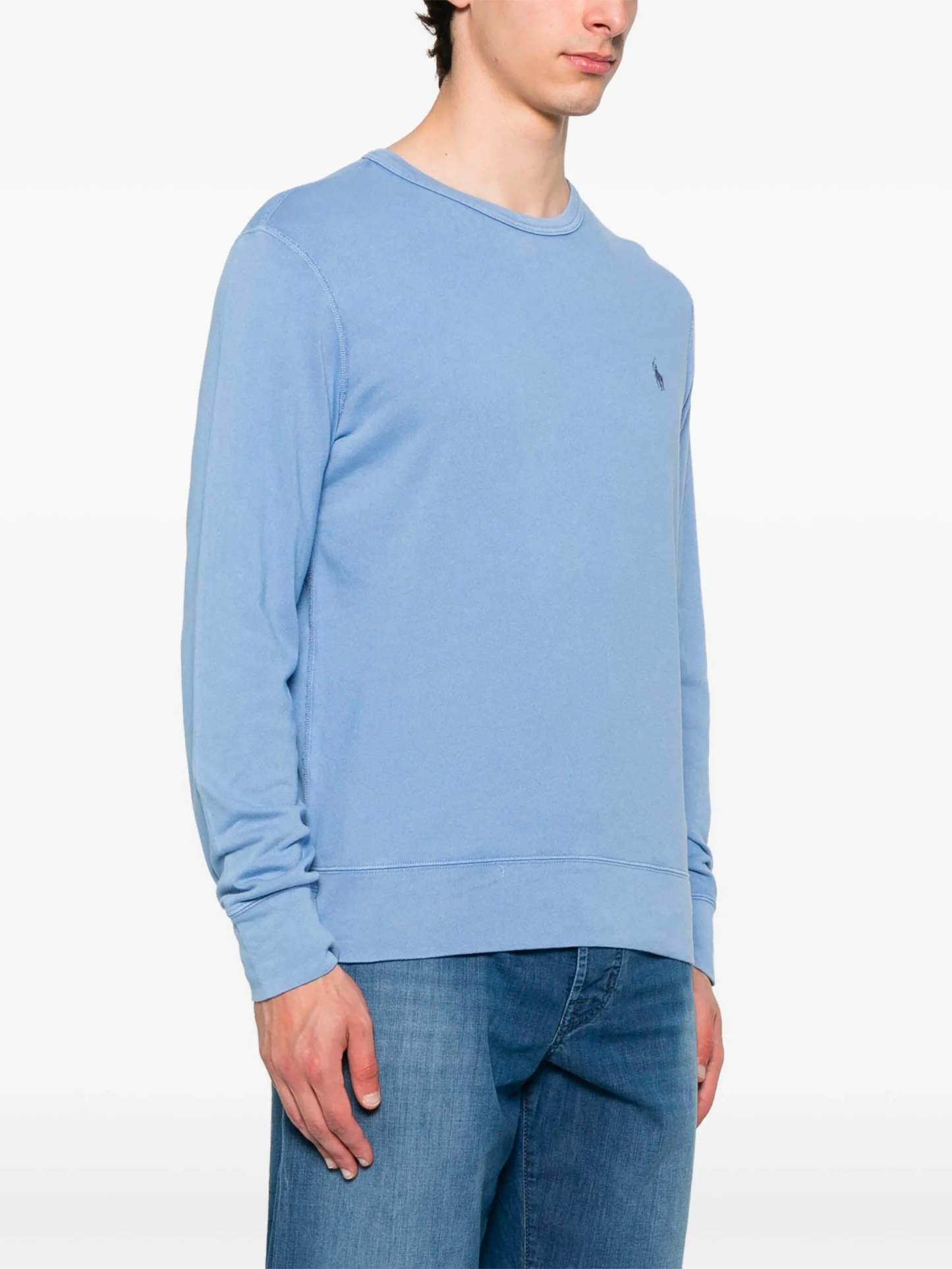 POLO  Men's Classic Crewneck Sweatshirt-OSI