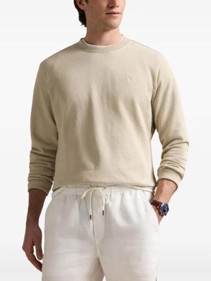 POLO  Classic Crewneck Sweatshirt with Logo - Men's-OSI