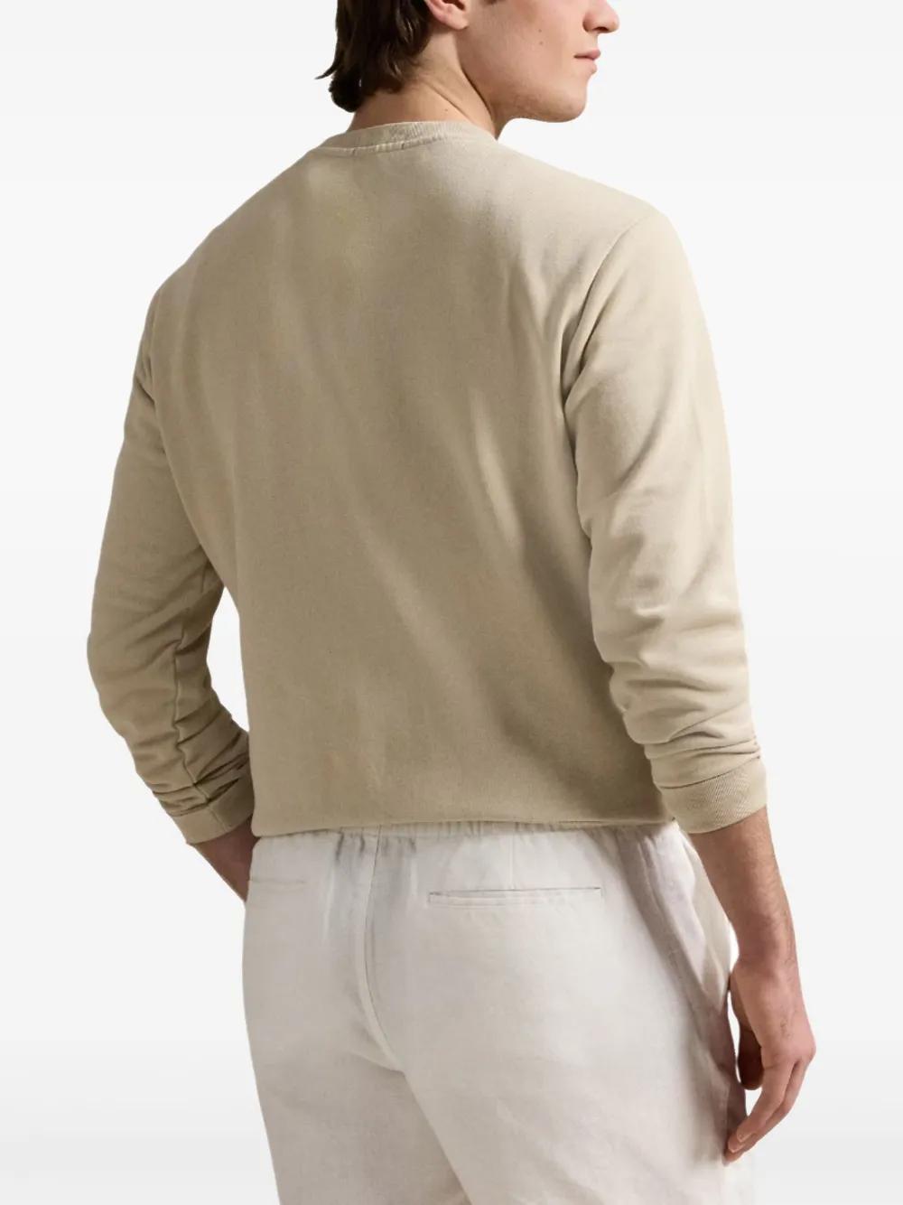 POLO  Classic Crewneck Sweatshirt with Logo - Men's-OSI