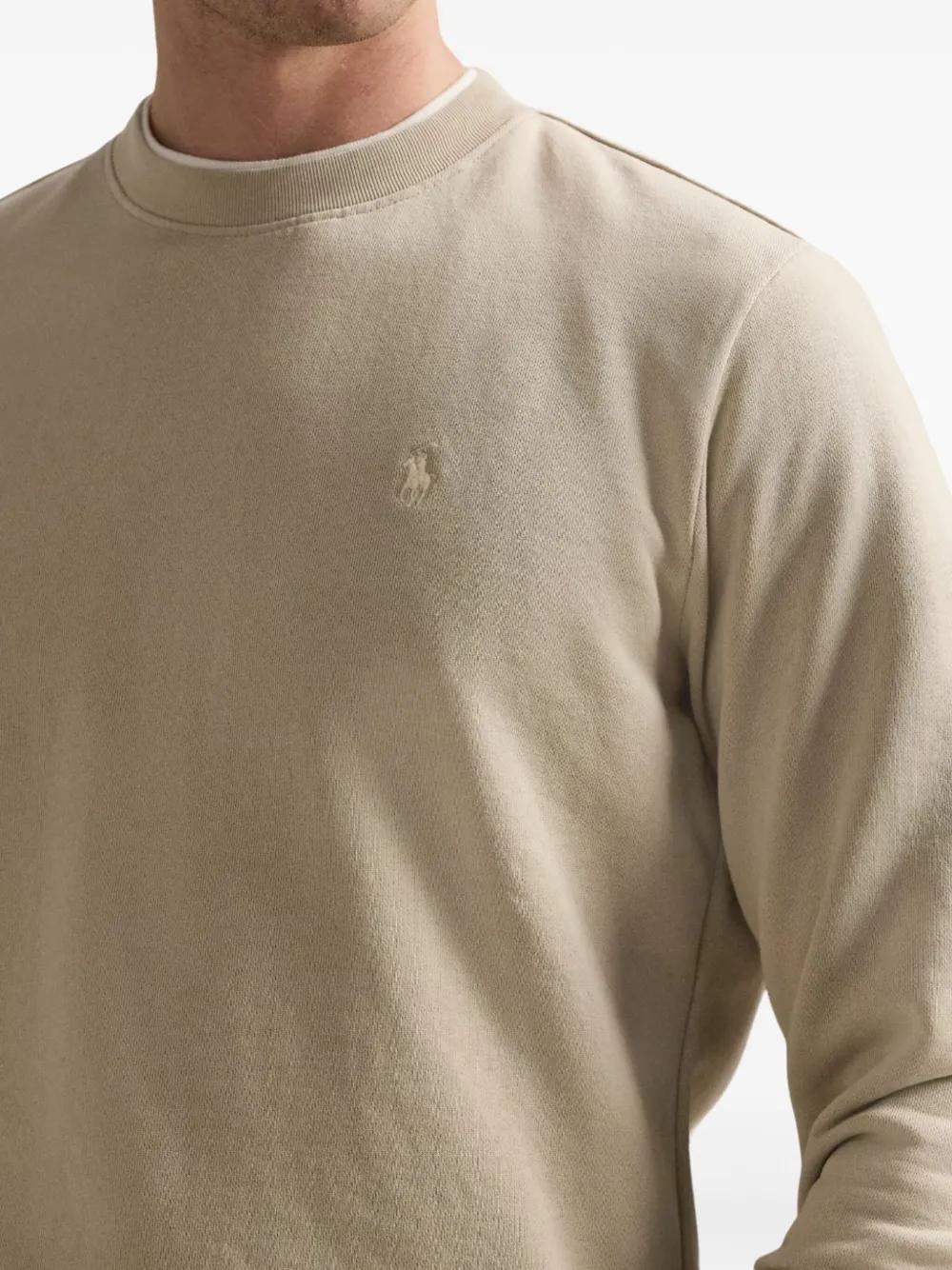 POLO  Classic Crewneck Sweatshirt with Logo - Men's-OSI