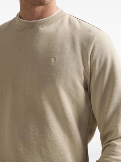 POLO  Classic Crewneck Sweatshirt with Logo - Men's-OSI