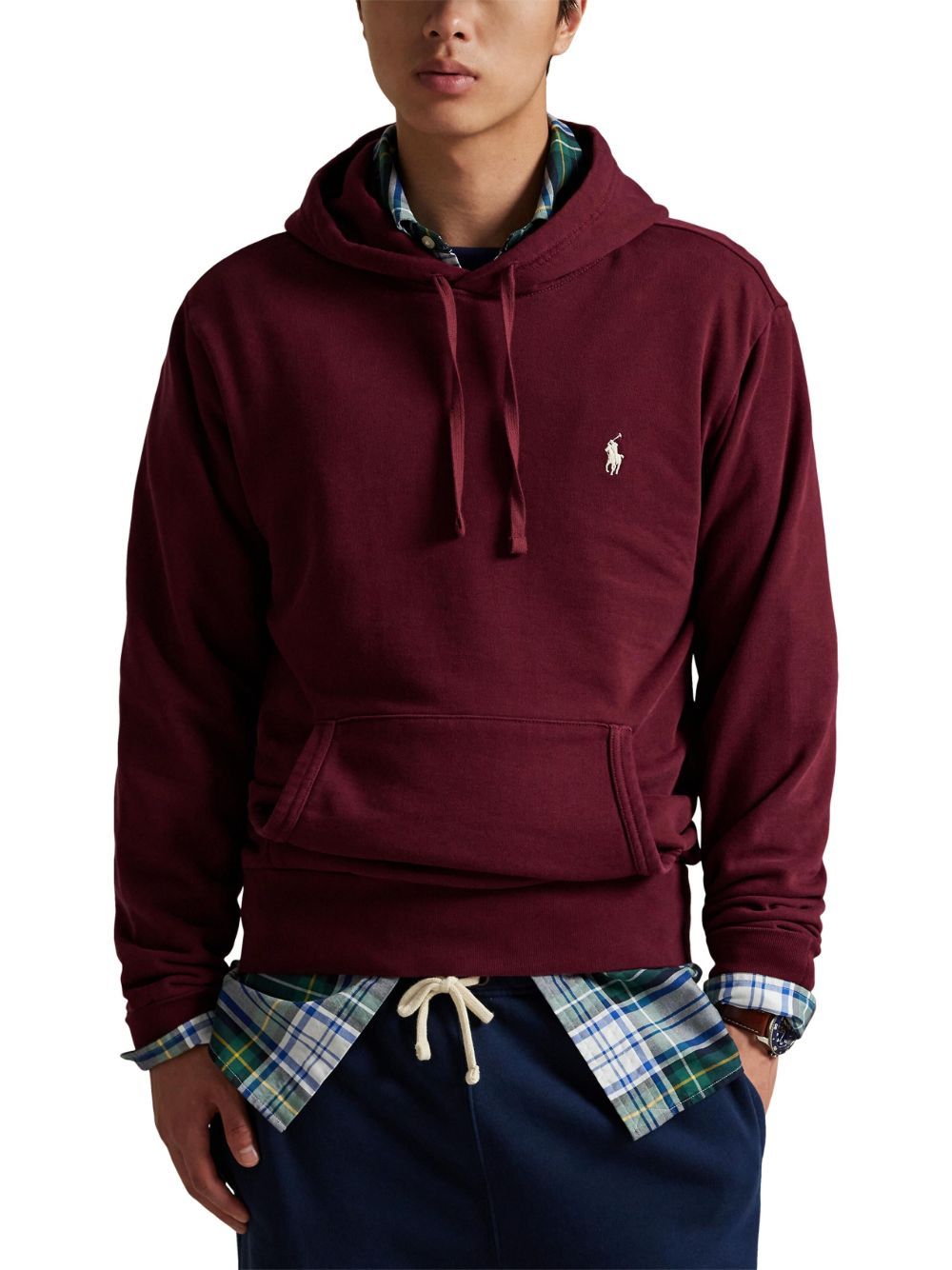 POLO  Loopback Fleece Hoodie for Men-OSI