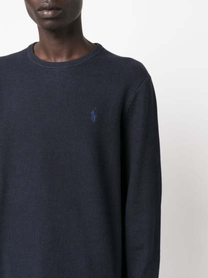 POLO  Classic Crewneck Logo Sweater for Men-OSI