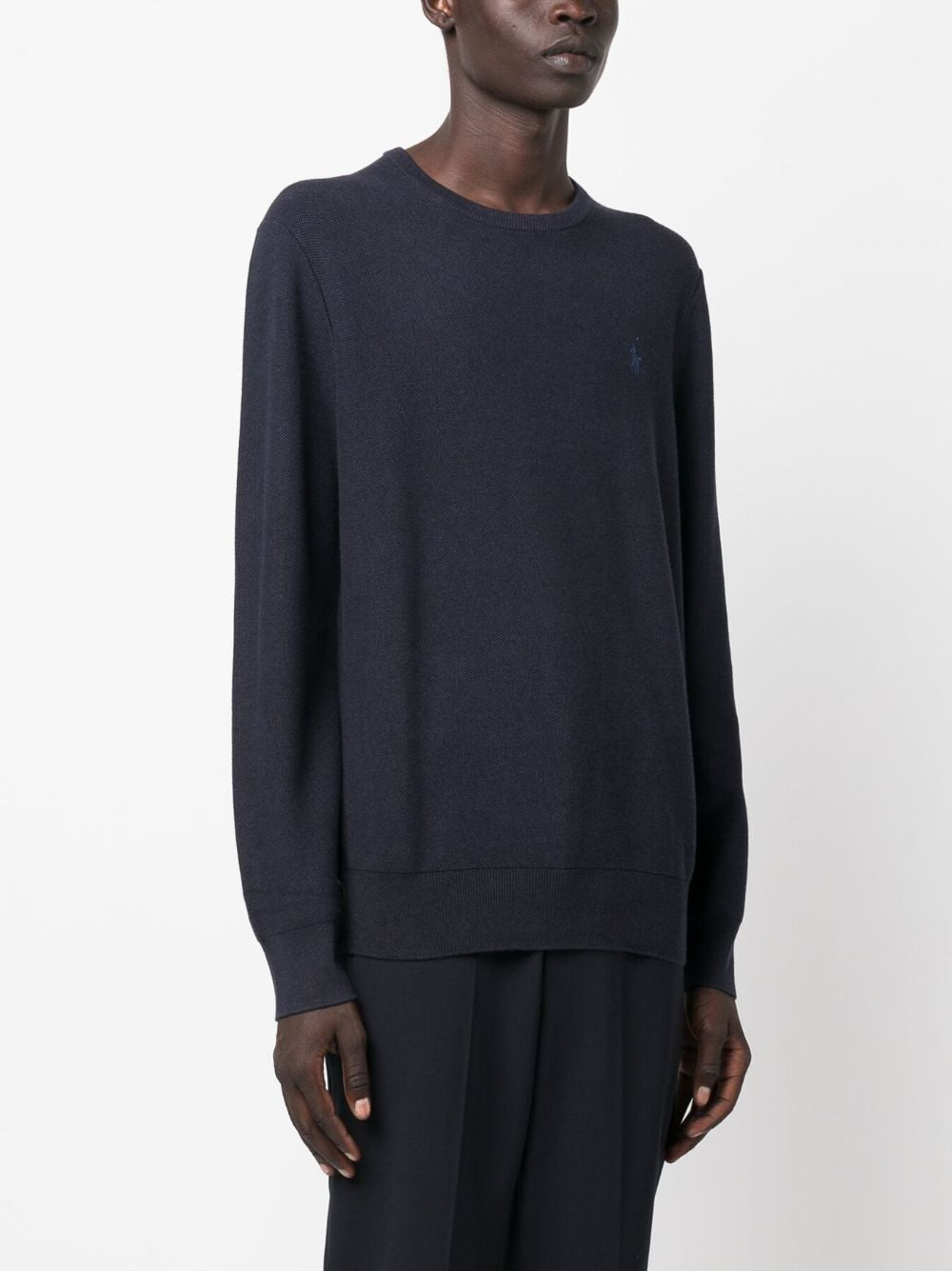 POLO  Classic Crewneck Logo Sweater for Men-OSI