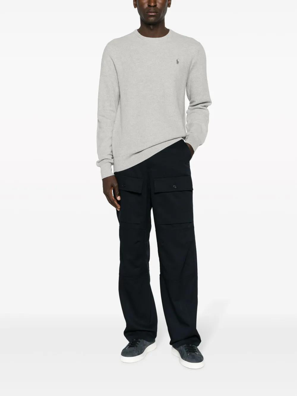 POLO  Crewneck Logo Sweater for Men - SS25-OSI