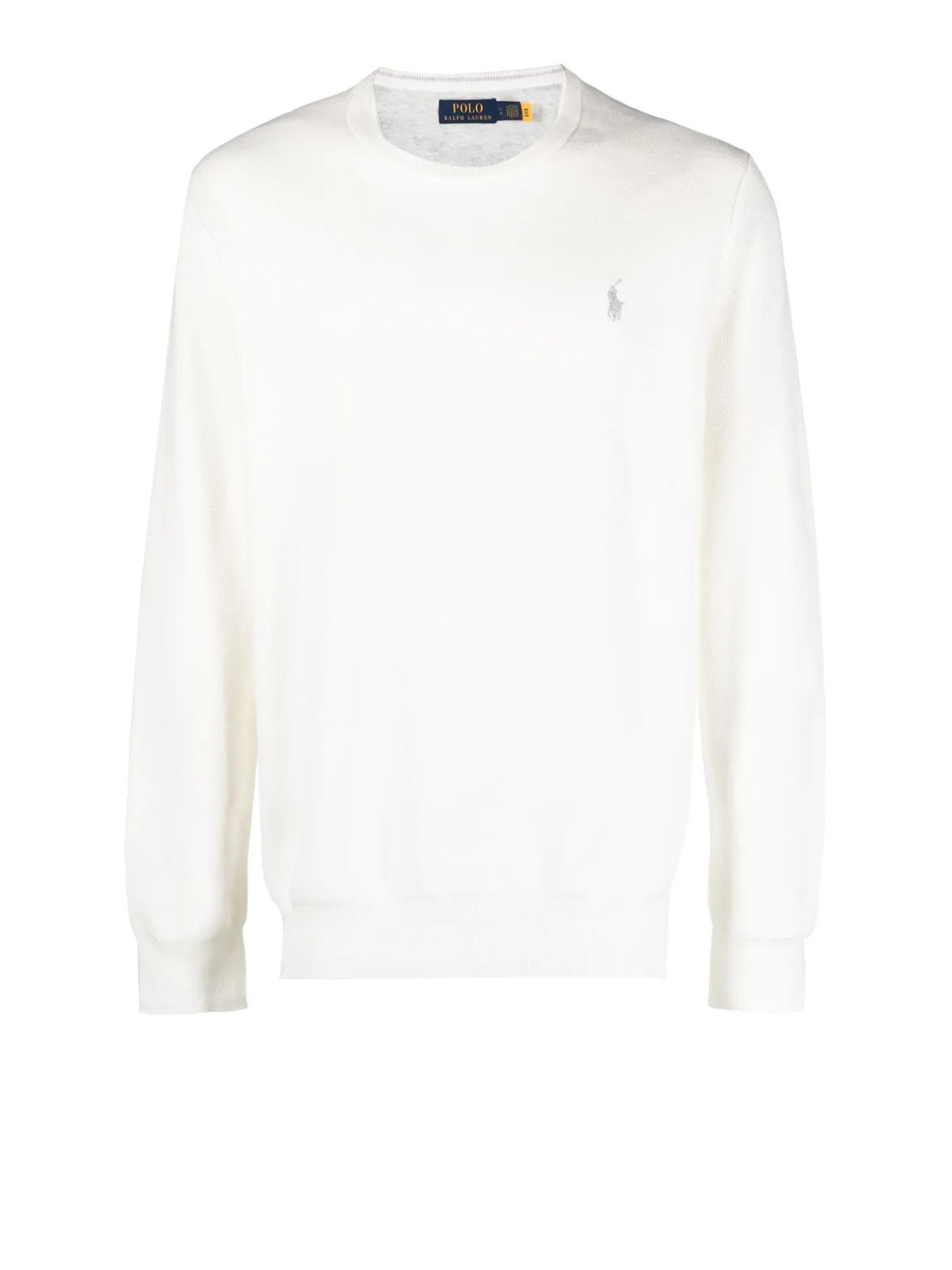 POLO  Men's Classic Crew-Neck Pullover with Logo-OSI