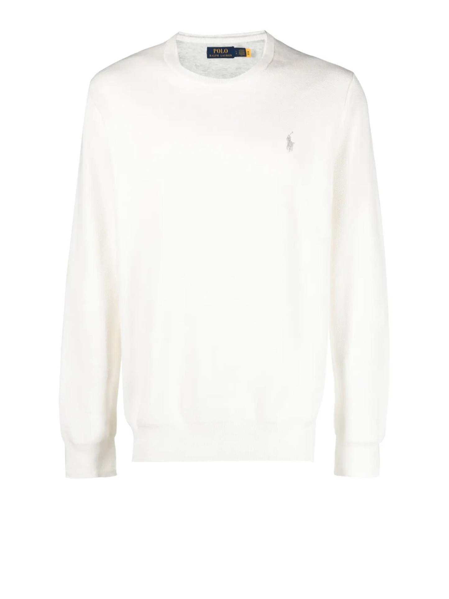 POLO  Men's Classic Crew-Neck Pullover with Logo-OSI