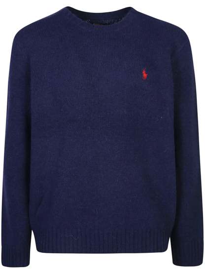 POLO  Classic Wool Blend Pullover Sweater - Men's-OSI