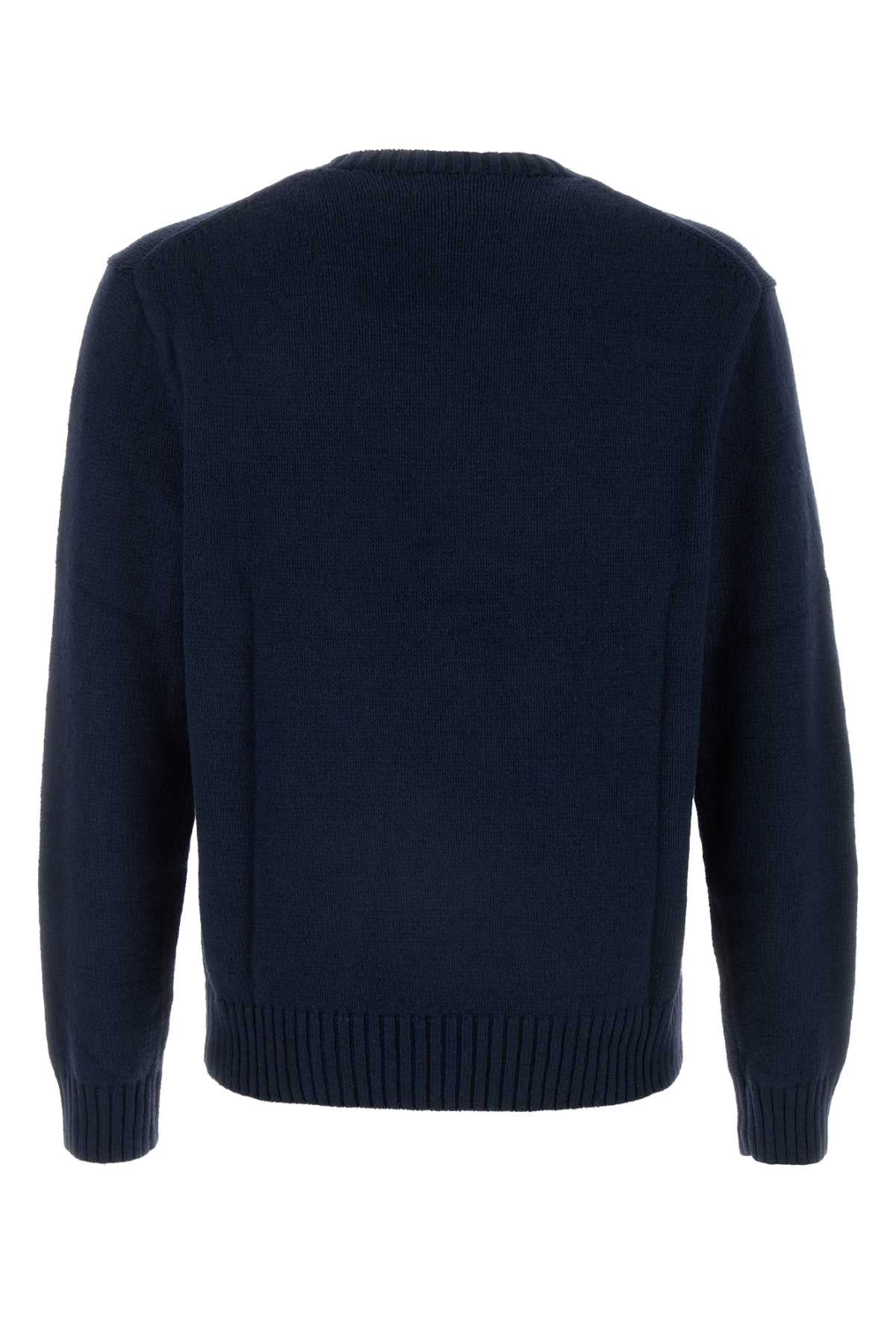 POLO  Long Sleeve Cotton Blend Pullover Sweater for Men-OSI