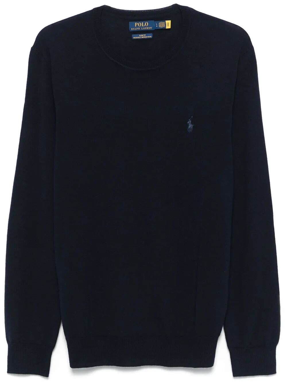 POLO  Lightweight Wool Crew-Neck Pullover-OSI