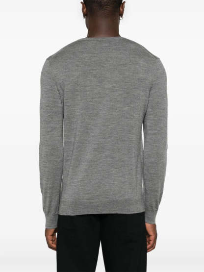 POLO  Lightweight Wool Crew-Neck Pullover for Men - FW25 Edition-OSI