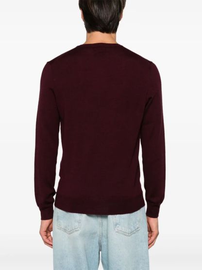 POLO  Lightweight Wool Crew-Neck Pullover for Men-OSI