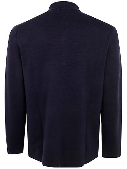 POLO  Men's Long Sleeve Full Zip Sweater-OSI