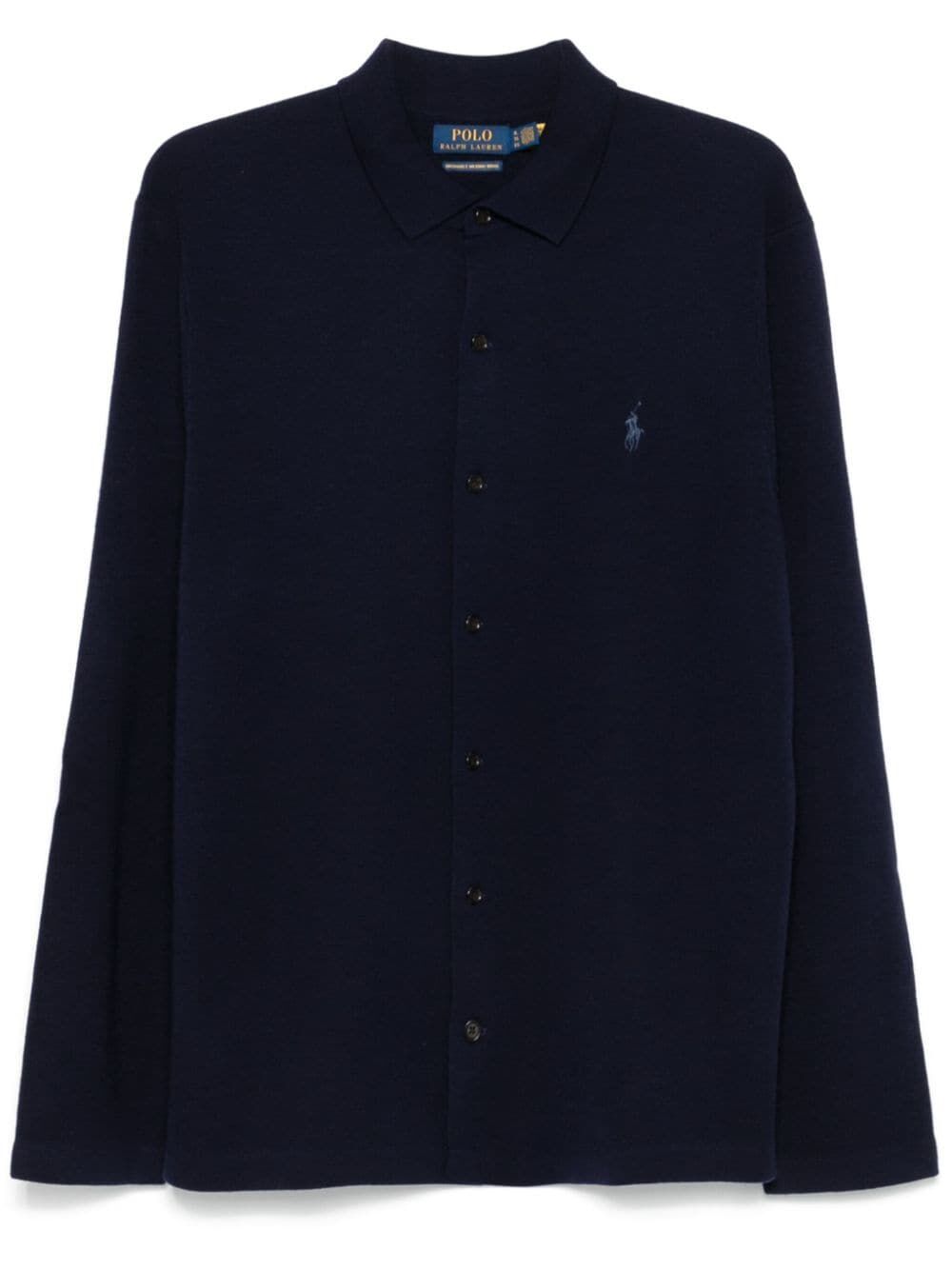 POLO  Men's Long Sleeve Full Zip Sweater-OSI