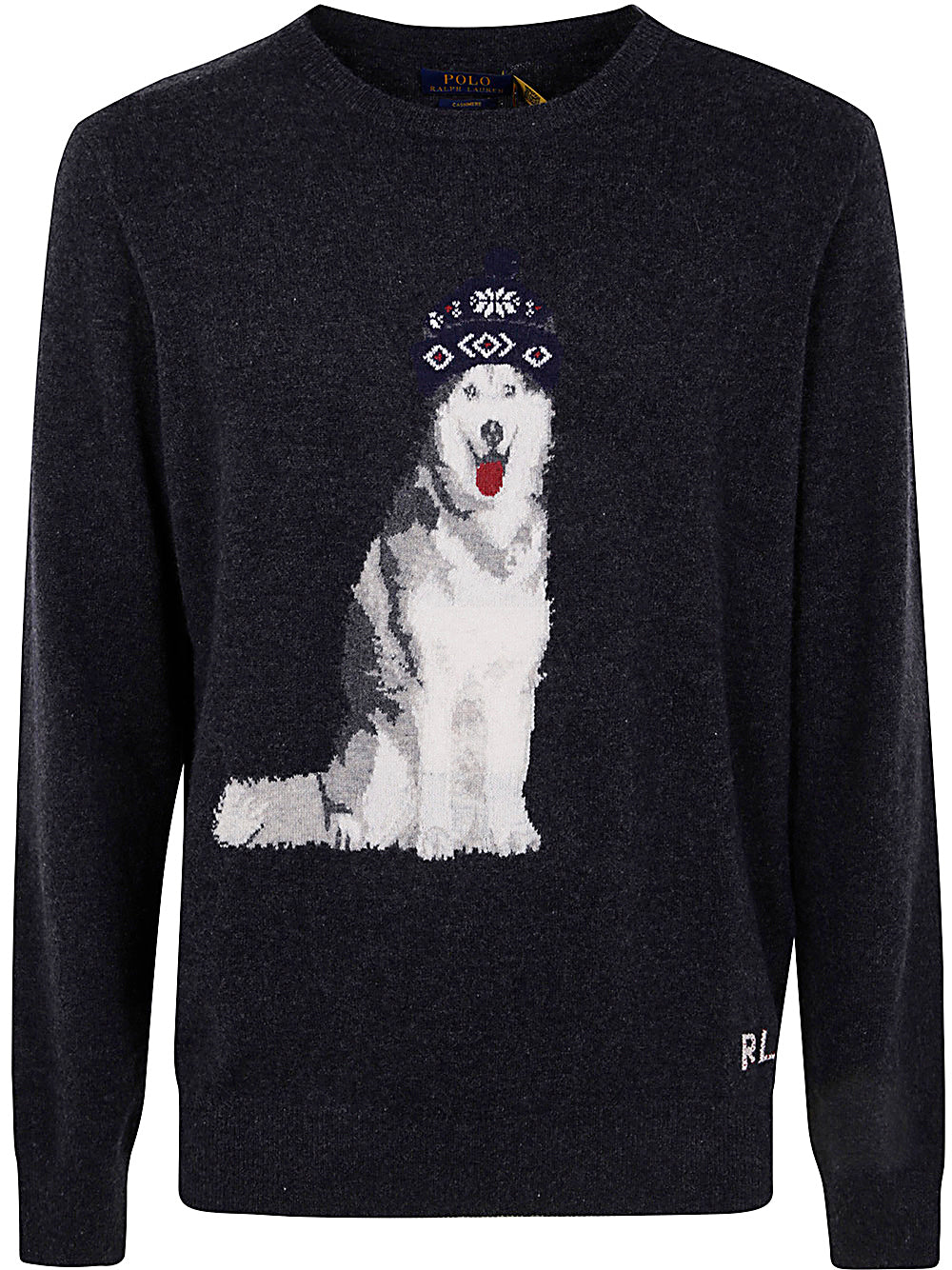 POLO  Men's Long Sleeves Cashmere Pullover-OSI
