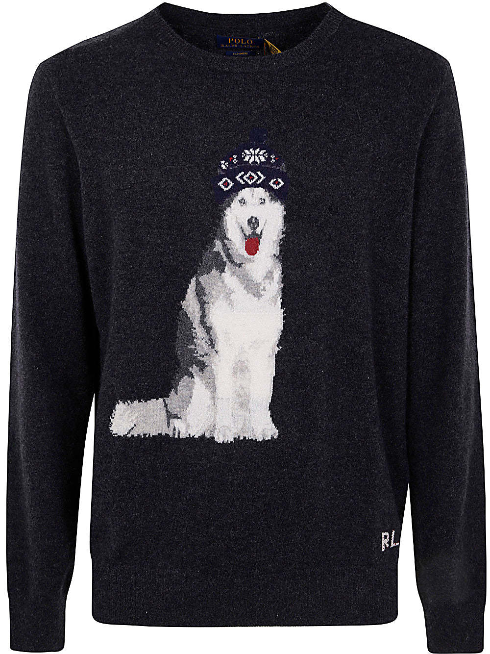 POLO  Men's Long Sleeves Cashmere Pullover-OSI