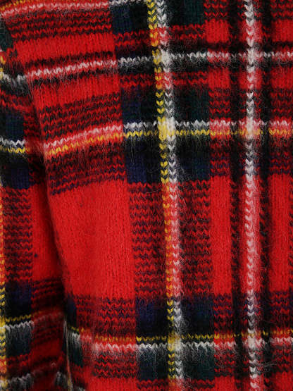 POLO  Men's Long Sleeve Pullover in Plaid-OSI