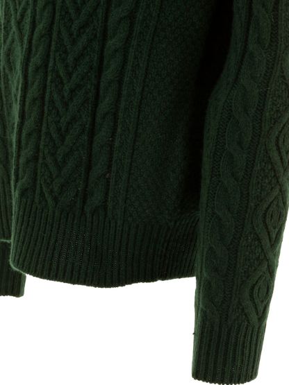 POLO  Cable-Knit Sweater - Regular Fit for Men-OSI