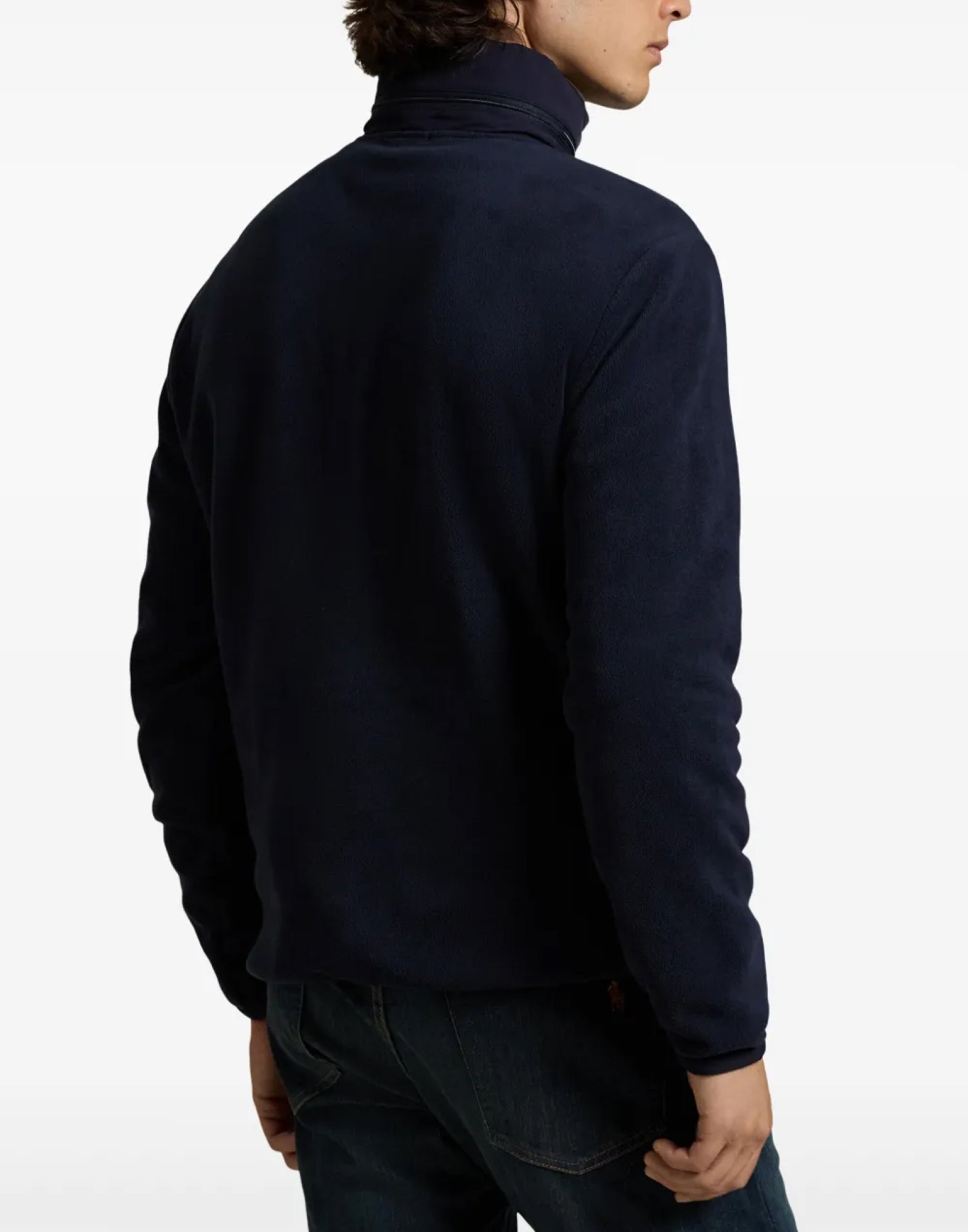 POLO  Fleece Hybrid Sweatshirt with Holiday Bear - Long Sleeve-OSI