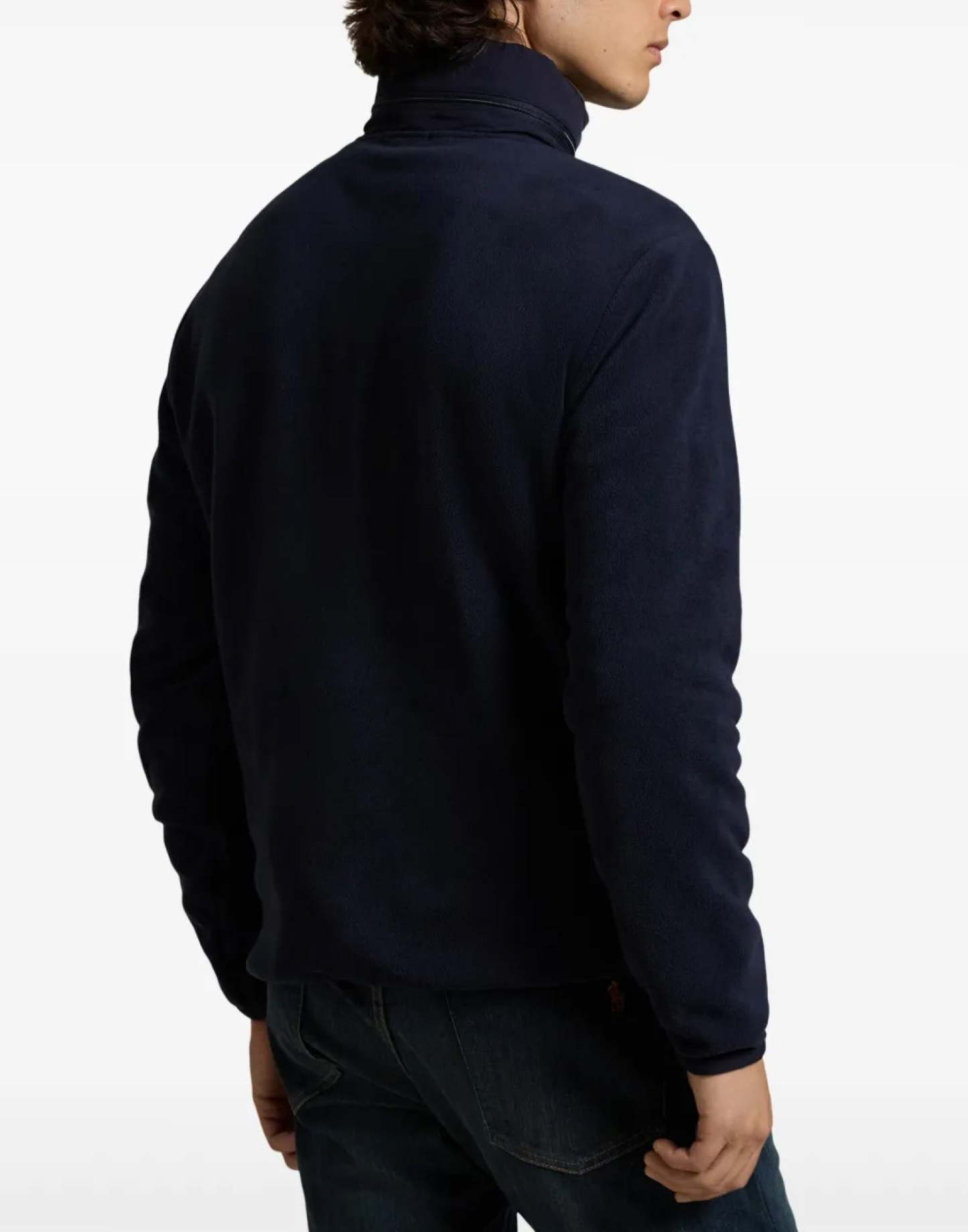 POLO  Fleece Hybrid Sweatshirt with Holiday Bear - Long Sleeve-OSI