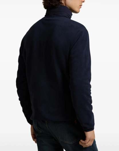 POLO  Fleece Hybrid Sweatshirt with Holiday Bear - Long Sleeve-OSI