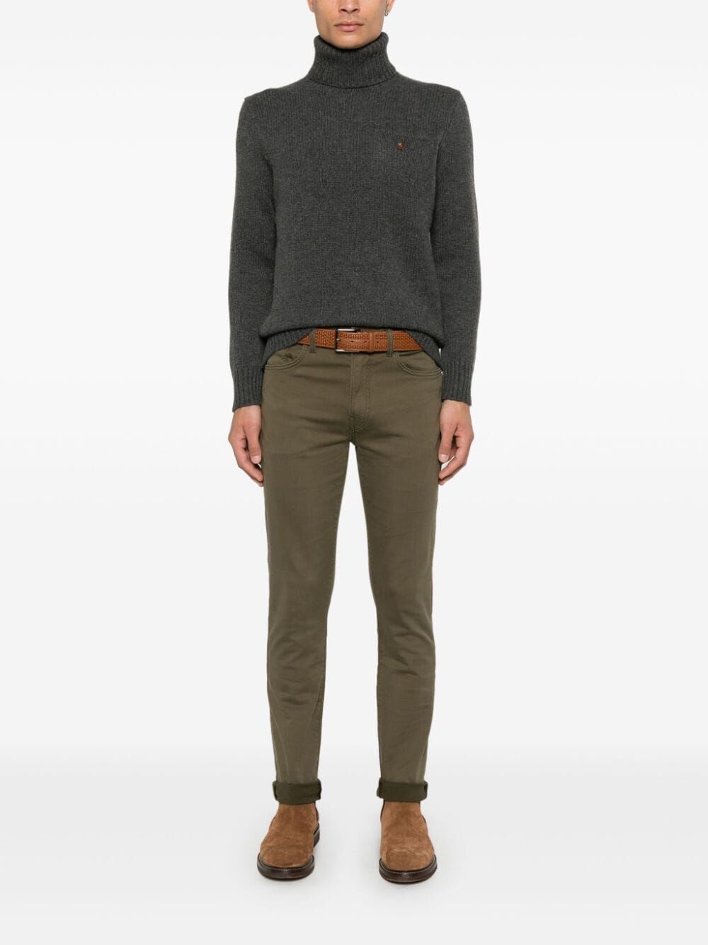 POLO  Long Sleeves Pullover for Men-OSI