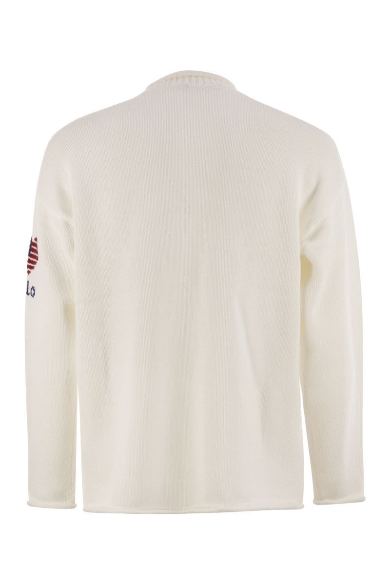 POLO  Long Sleeve Pullover Sweater for Men-OSI