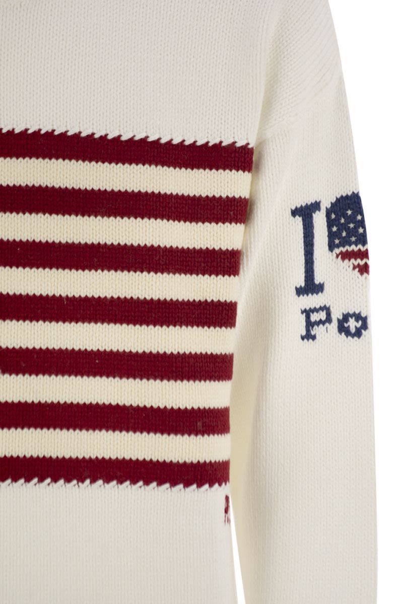 POLO  Long Sleeve Pullover Sweater for Men-OSI