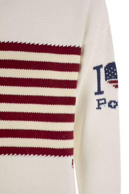 POLO  Long Sleeve Pullover Sweater for Men-OSI