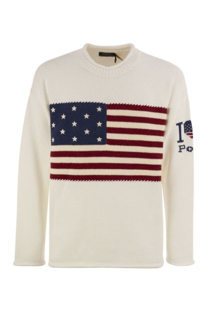 POLO  Long Sleeve Pullover Sweater for Men-OSI